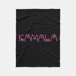 Harris Cat Lettering Positive Funny 13  Fleece Blanket