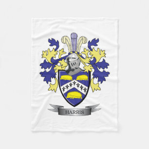 Harris Coat of Arms Fleece Blanket