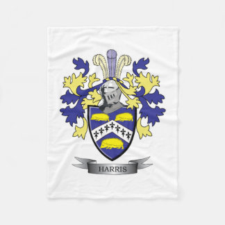 Harris Coat of Arms Fleece Blanket