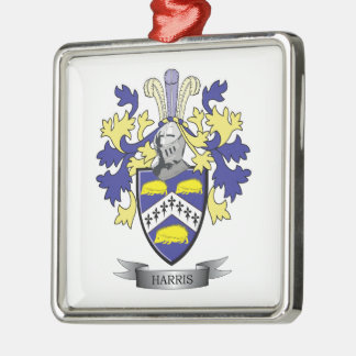Harris Coat of Arms Metal Ornament