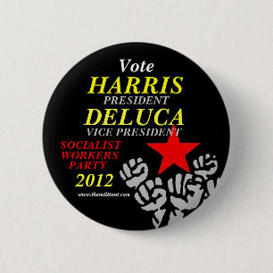 Harris-DeLuca 2012 2 Inch Round Button