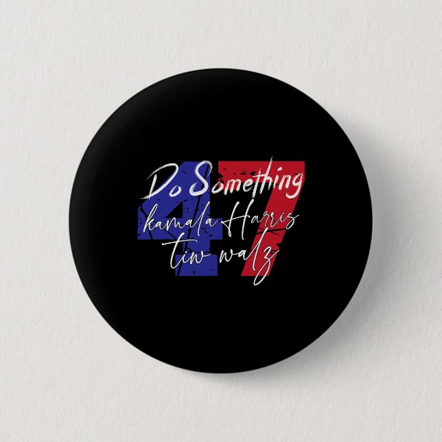 Harris Do Something Harris Wheimer Do Something 1  2 Inch Round Button (Front)