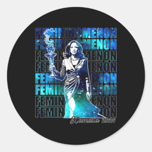 Harris Femininomenon 2024 Freedom Lady Liberty Tor Classic Round Sticker