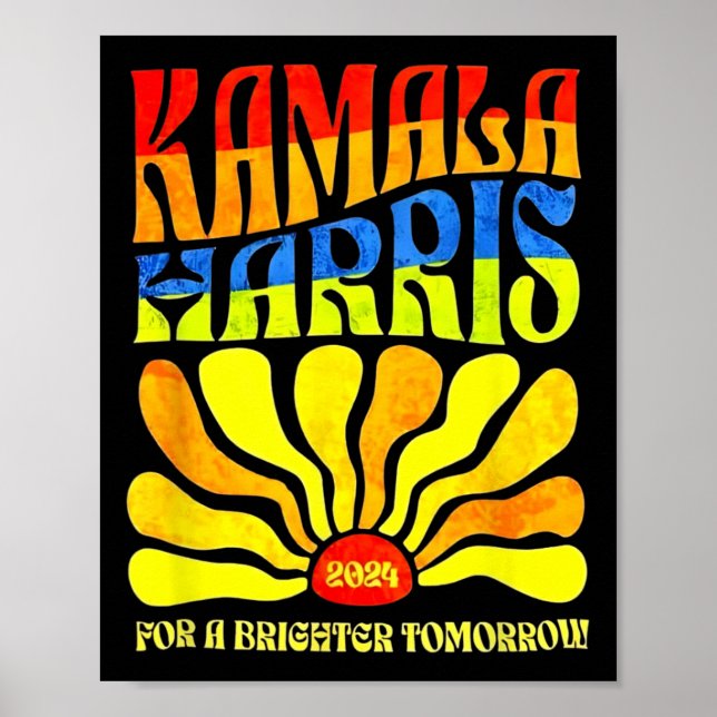 Harris For A Brighter Tomorrow  Poster (Front)