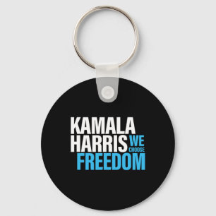 Harris For President 2024 Election Campaign Freedo Keychain