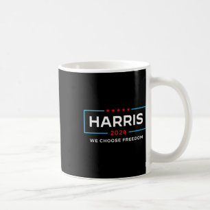 Harris For President 2024 Election We Choose Freed Coffee Mug