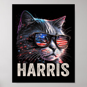 Harris For President 2024 Kamala Walz 2024 Preside Poster