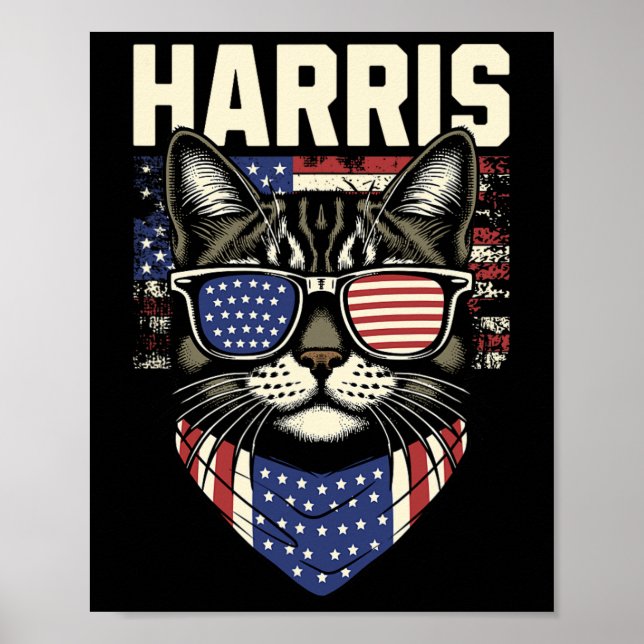 Harris For President 2024  Poster (Front)