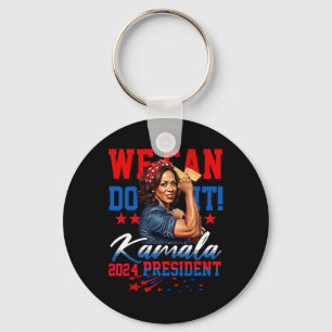 Harris For President 2024 We Can Do It! Keychain