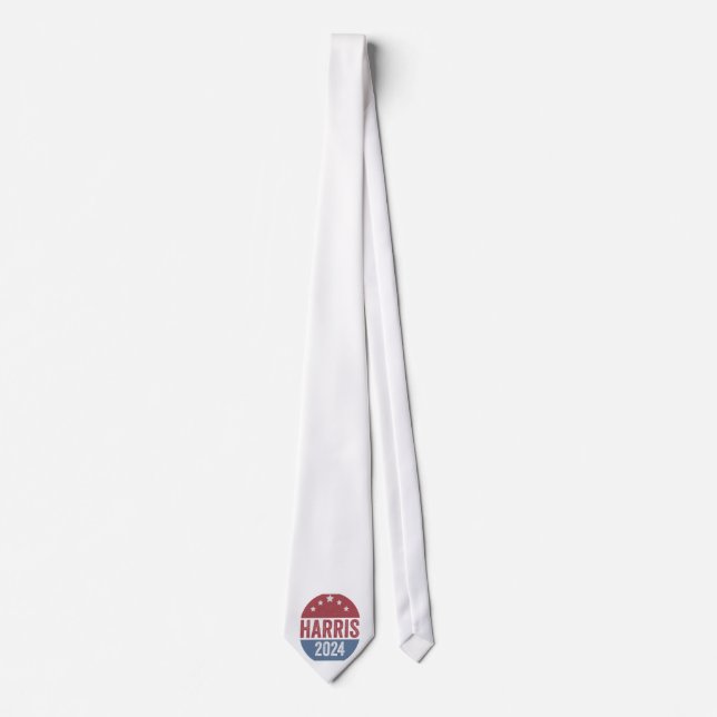 Harris For President Election Democrats American  Tie (Front)