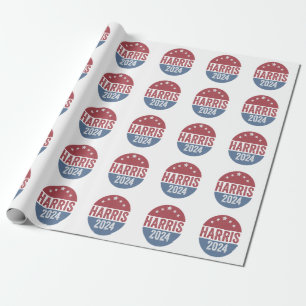 Harris For President Election Democrats American Wrapping Paper