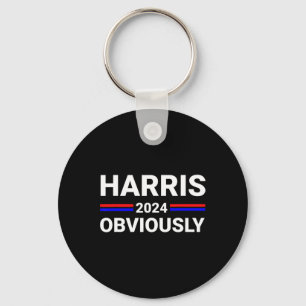 Harris For President Obviously 2  Keychain