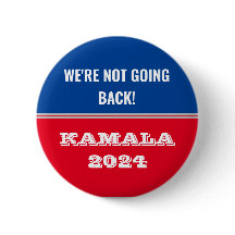 Harris for President Round Button, 2¼ Inch