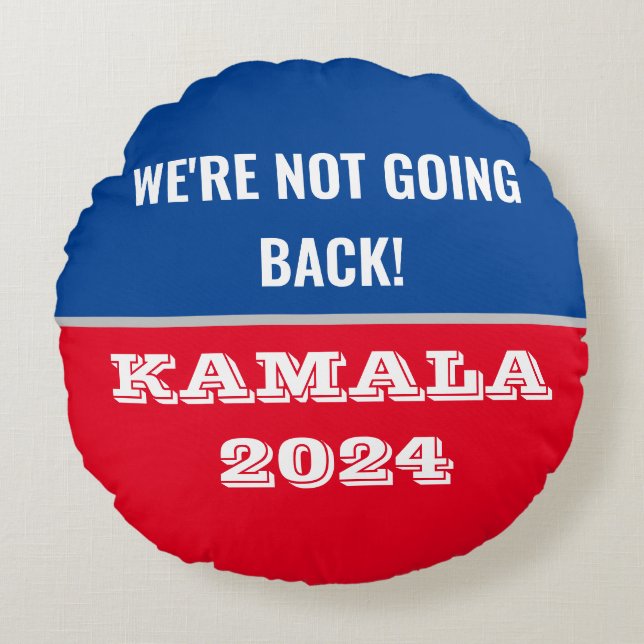 Harris for President Round Button, 2¼ Inch Pillow (Front)