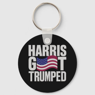 Harris Got Trumped The Ultimate Political Humour  Keychain