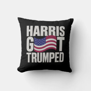 Harris Got Trumped The Ultimate Political Humour Throw Pillow
