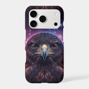 Harris Hawk Cosmic Nebula iPhone 17 Case