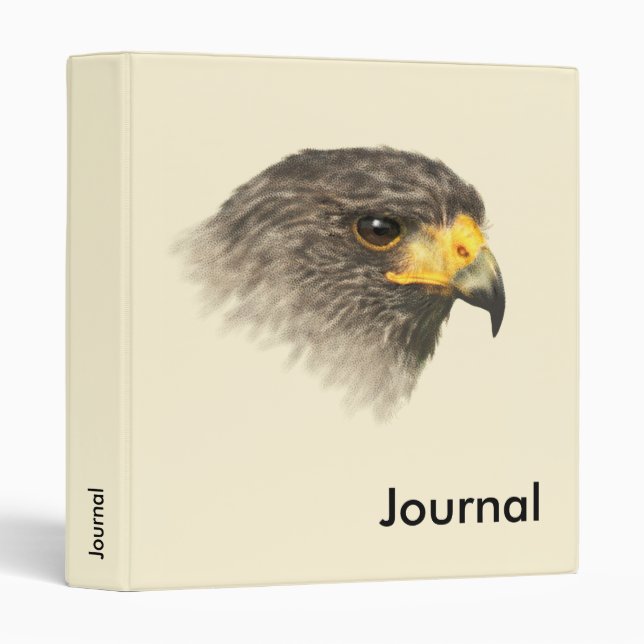 Harris Hawk - Mixed Medium Binder (Front/Spine)