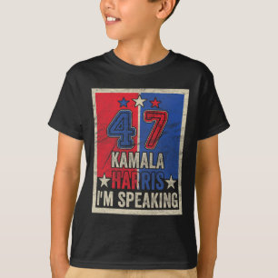 Harris I'm Speaking Quote President Campaign 2024 T-Shirt