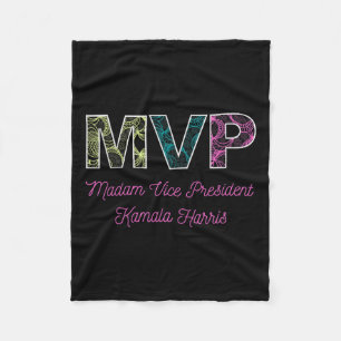 Harris Inauguration Day Mvp Madam Vice President Fleece Blanket