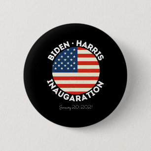 Harris Inauguration January 20th 2021 Retro Democr 2 Inch Round Button