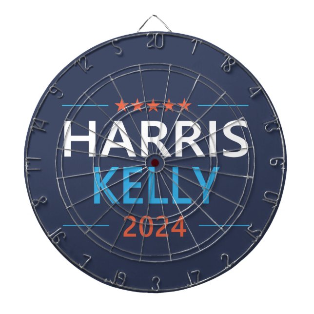 Harris Kelly 2024 Kamala Harris Democrat Dartboard (Front)