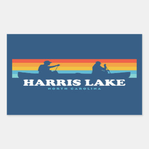 Harris Lake North Carolina Canoe Sticker