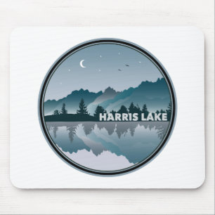 Harris Lake North Carolina Reflection Mouse Pad