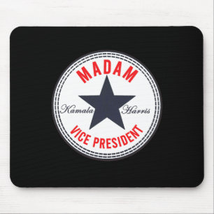 Harris - Madam Vice President Political Star Logo  Mouse Pad