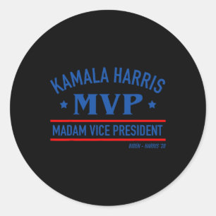 Harris Mvp Madam Vice President Biden Harris 2020 Classic Round Sticker