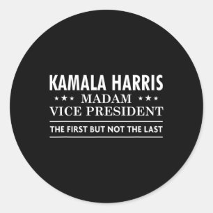 Harris Mvp Shirt - Madam Vice President Classic Round Sticker