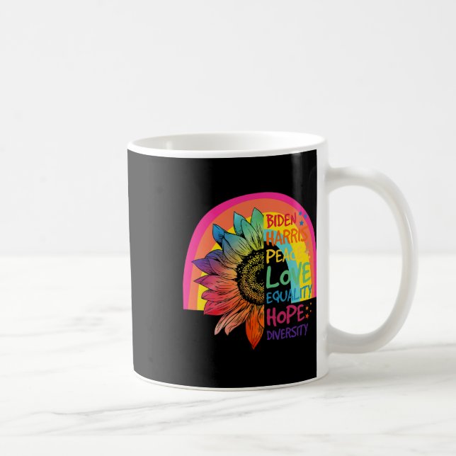 Harris Peace Love Equality Hope Diversity 1  Coffee Mug (Right)