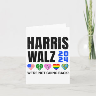 Harris Peace Love Equality Lgbt Human Rights Hope  Card