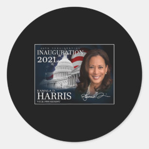 Harris Presidential Inauguration 2021 Celebration Classic Round Sticker
