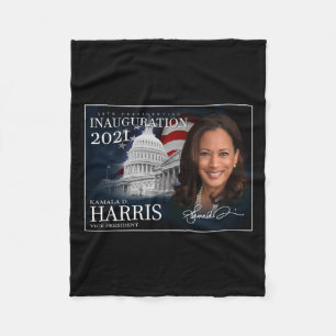 Harris Presidential Inauguration 2021 Celebration Fleece Blanket