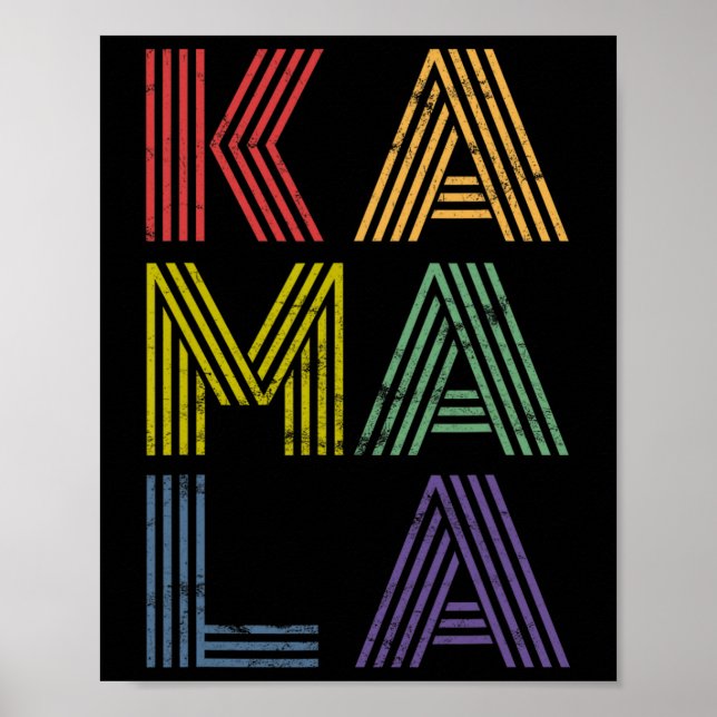 Harris Retro Vintage Distressed  Poster (Front)