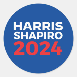 HARRIS SHAPIRO 2024 CLASSIC ROUND STICKER