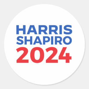 HARRIS SHAPIRO 2024 CLASSIC ROUND STICKER
