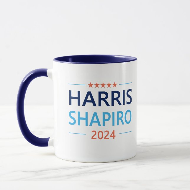 Harris Shapiro 2024 Kamala Harris Democrat Mug (Left)