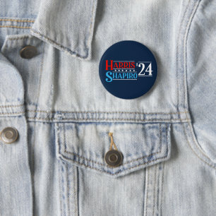 Harris Shapiro 2024 Retro Campaign 2 Inch Round Button
