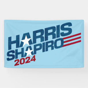 Harris Shapiro 2024 Stars and Stripes Patriotic Banner