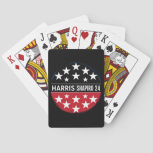 Harris-Shapiro 2024 Vintage President  Kamala Playing Cards