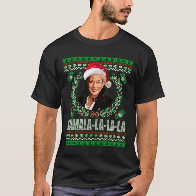 Harris Shirt Kamala La La La Women's Ugly Christma (Front)