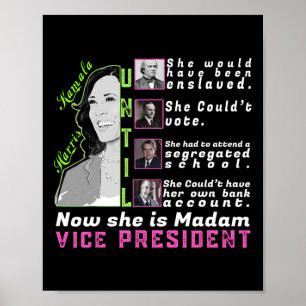 Harris T Shirt - Kamala Harris Vp - Black History  Poster