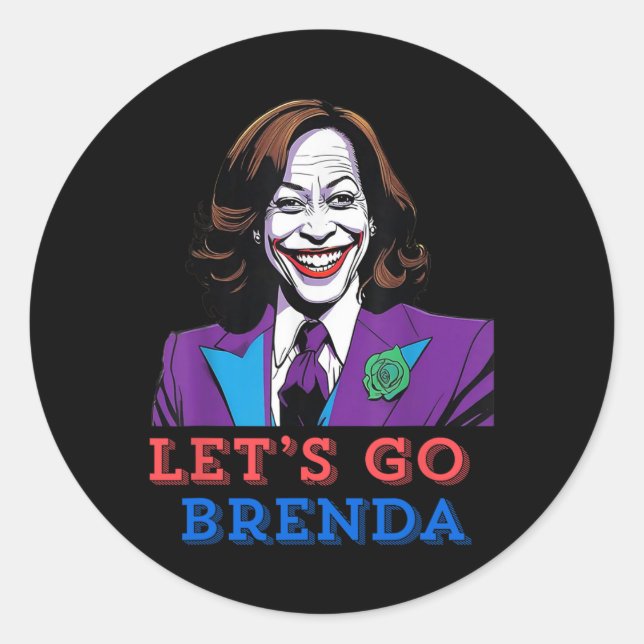 Harris The Giggler  Classic Round Sticker (Front)