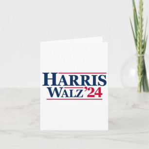 Harris Tim Walz 2024 24 For President Brat Usa Tee Card