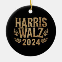 Harris Tim Walz Crest Vintage Harris Waltz 2024