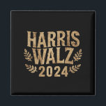 Harris Tim Walz Crest Vintage Harris Waltz 2024  Magnet<br><div class="desc">Harris Tim Walz Crest Vintage Harris Waltz 2024</div>