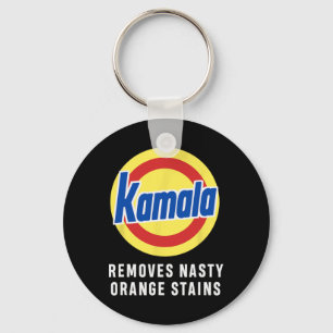 Harris Tim Walz Removes Nasty Orange Stains Funny  Keychain