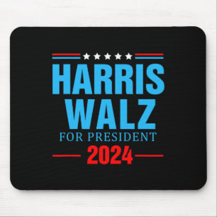 Harris Tim WAlzheimer For President 2024 Mouse Pad